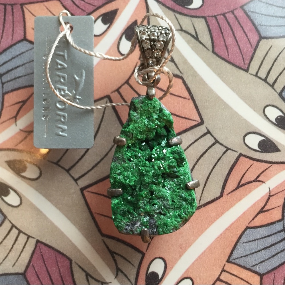 Starborn Sterling Silver Uvarovite Pendant ✨